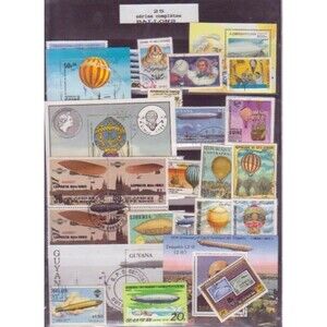 25 Complete Sets Balloons Stamps